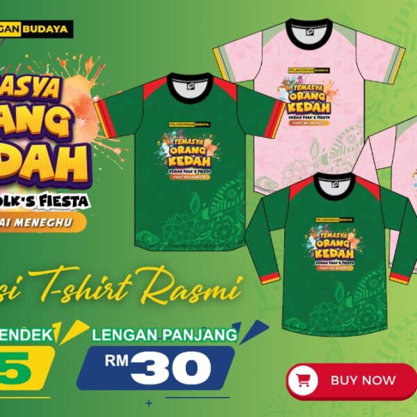 T-SHIRT MERCHANDISE TEMASYA ORANG KEDAH